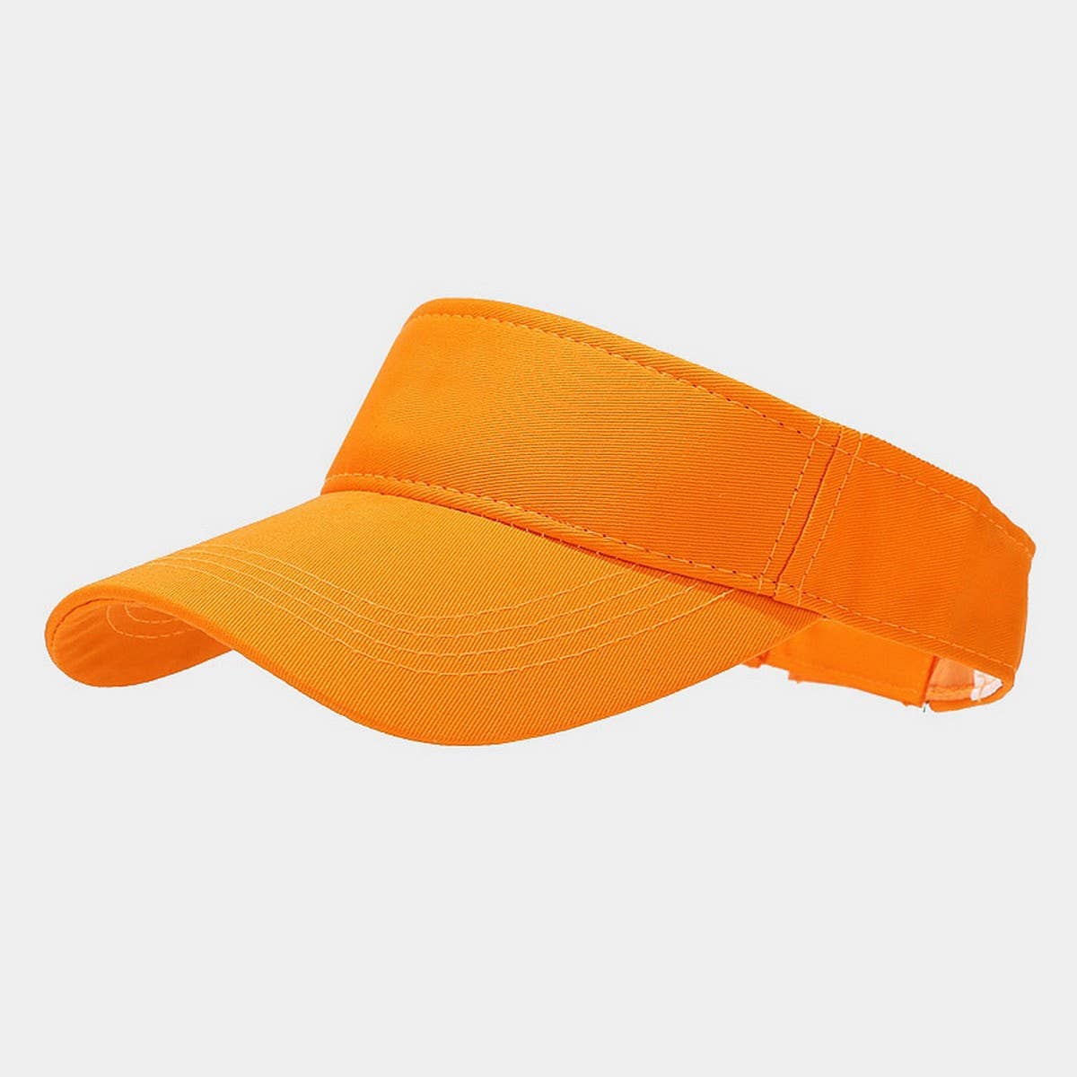 Summer Simple Solid Visor Hat - Unisex Outdoor_CWAH3303