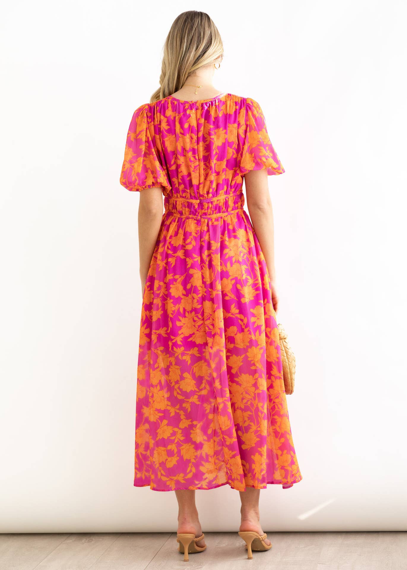 PRINTED LONG COUTURE DRESS