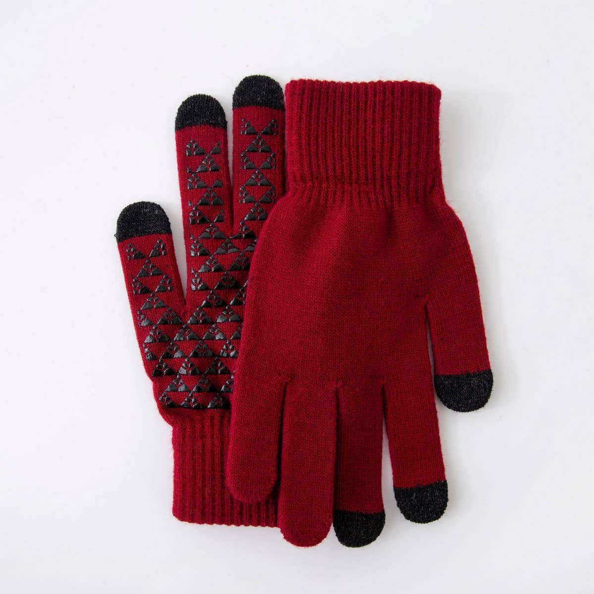 CWAG00547_OVERSIZED WINTER KNIT TOUCHSCREEN GLOVES