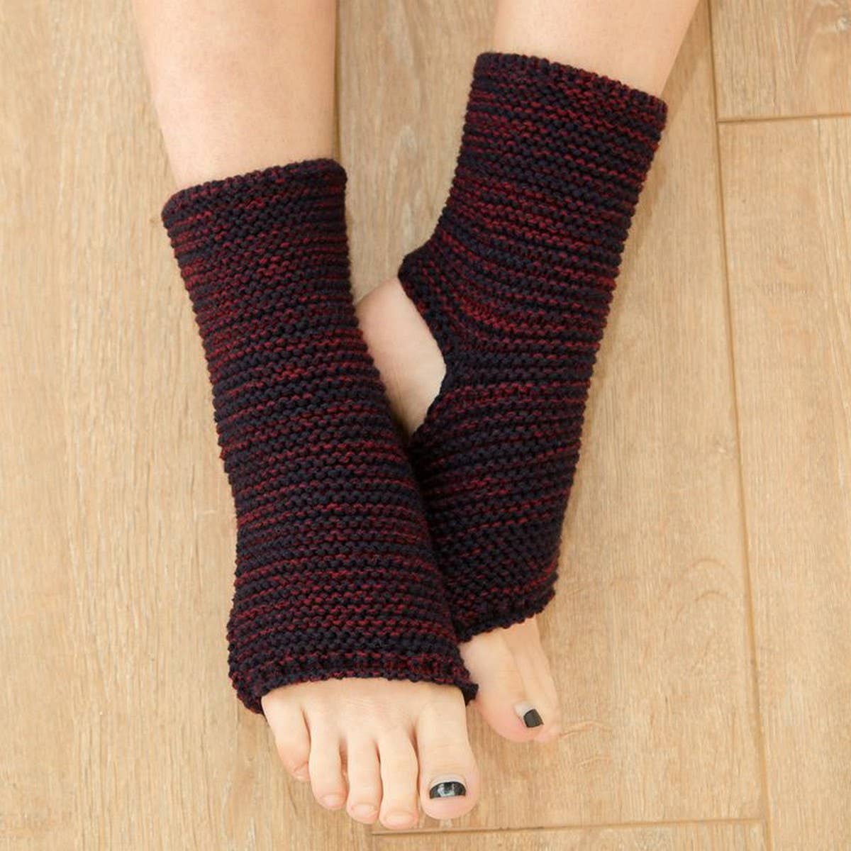 LEGGINGS MIXED COLOR STRIPED YOGA WARM SOCKS_CWMS0763