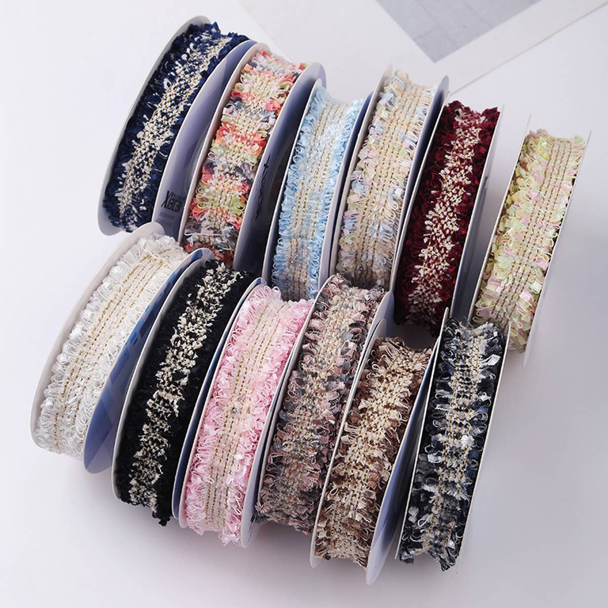 RIBBON TWEED BOUQUET FLOWER WRAP DIY RIBBON