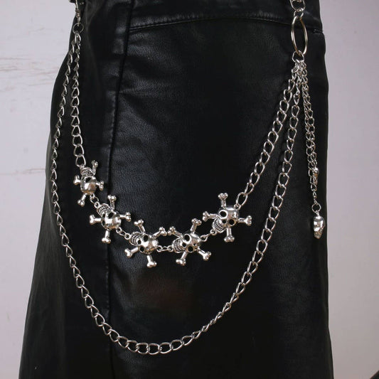 PUNK HIP HOP RETRO SKULL PANT CHAIN_CWMM0638