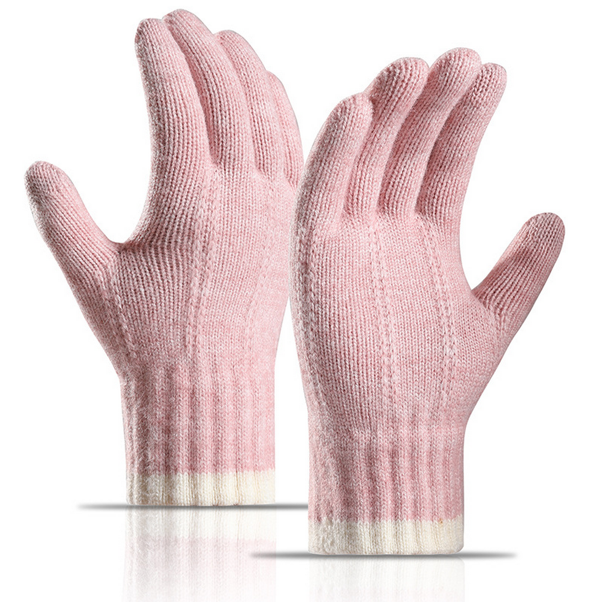 Women??¢s Winter Knit Gloves Touchscreen Full Finger_CWAG0523
