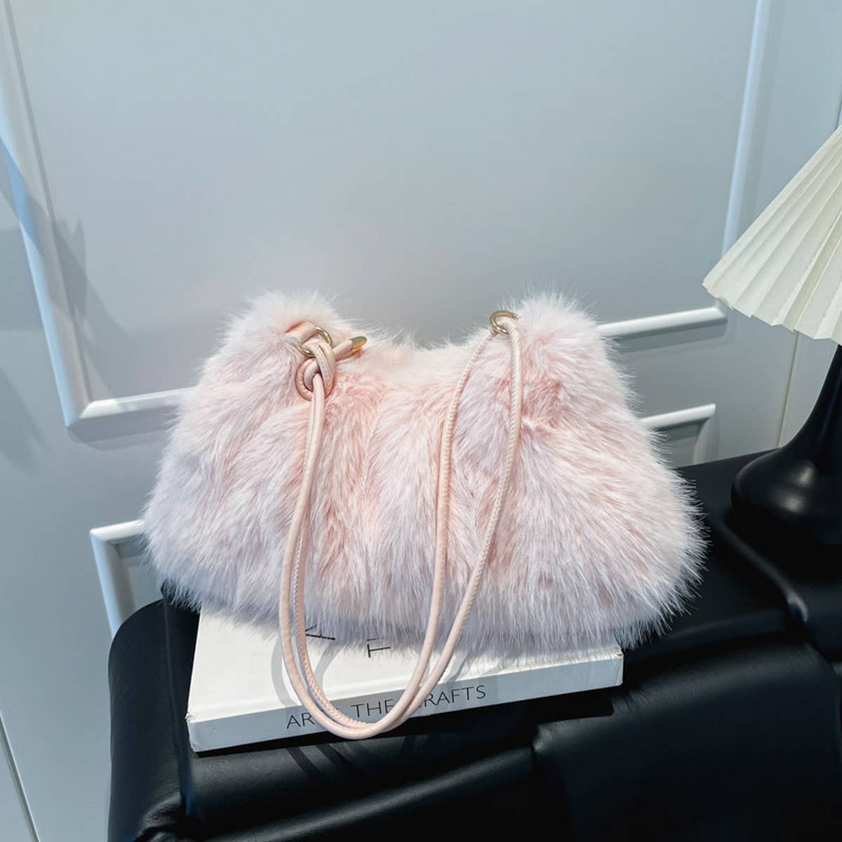 Plush Fur Bag Trendy Handbag Crossbody_CUAB00529