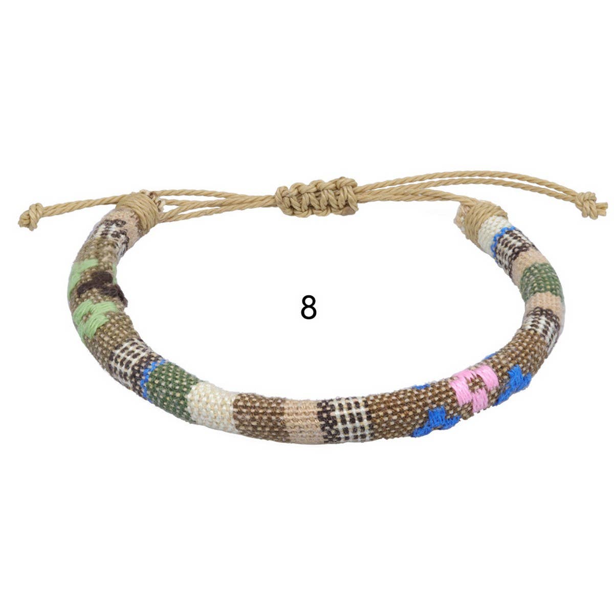 BOHEMIAN ETHNIC STYLE COLORFUL HANDWOVEN BRACELET_CWMM0538