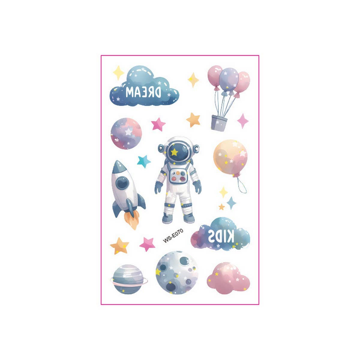 Glitter Cartoon Tattoo Stickers for Kids ?Bear Set