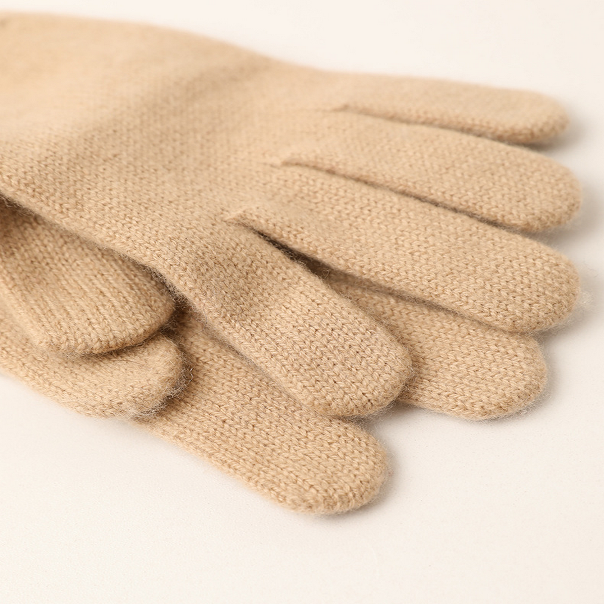 Thick Knit Wool Gloves for Women - Winter Wear_CWAG0527