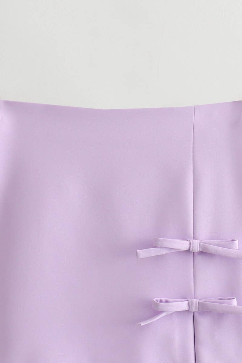 CWDSD7797_SUMMER FASHION BOW MINI SKIRT