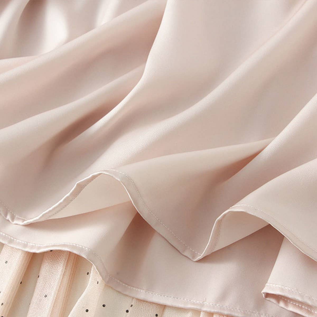 MESH SKIRT ALINE PLEATEDSKIRT MIDLENGTH TULLESKIRT