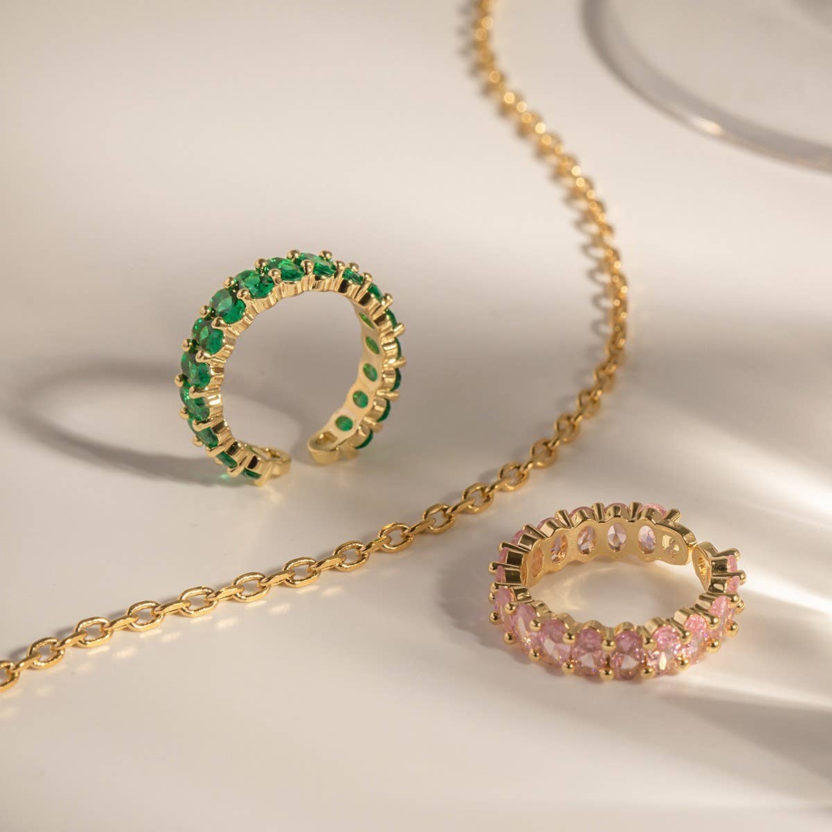 FASHIONABLE, VERSATILE AND COLOR-PROOF OPEN RING