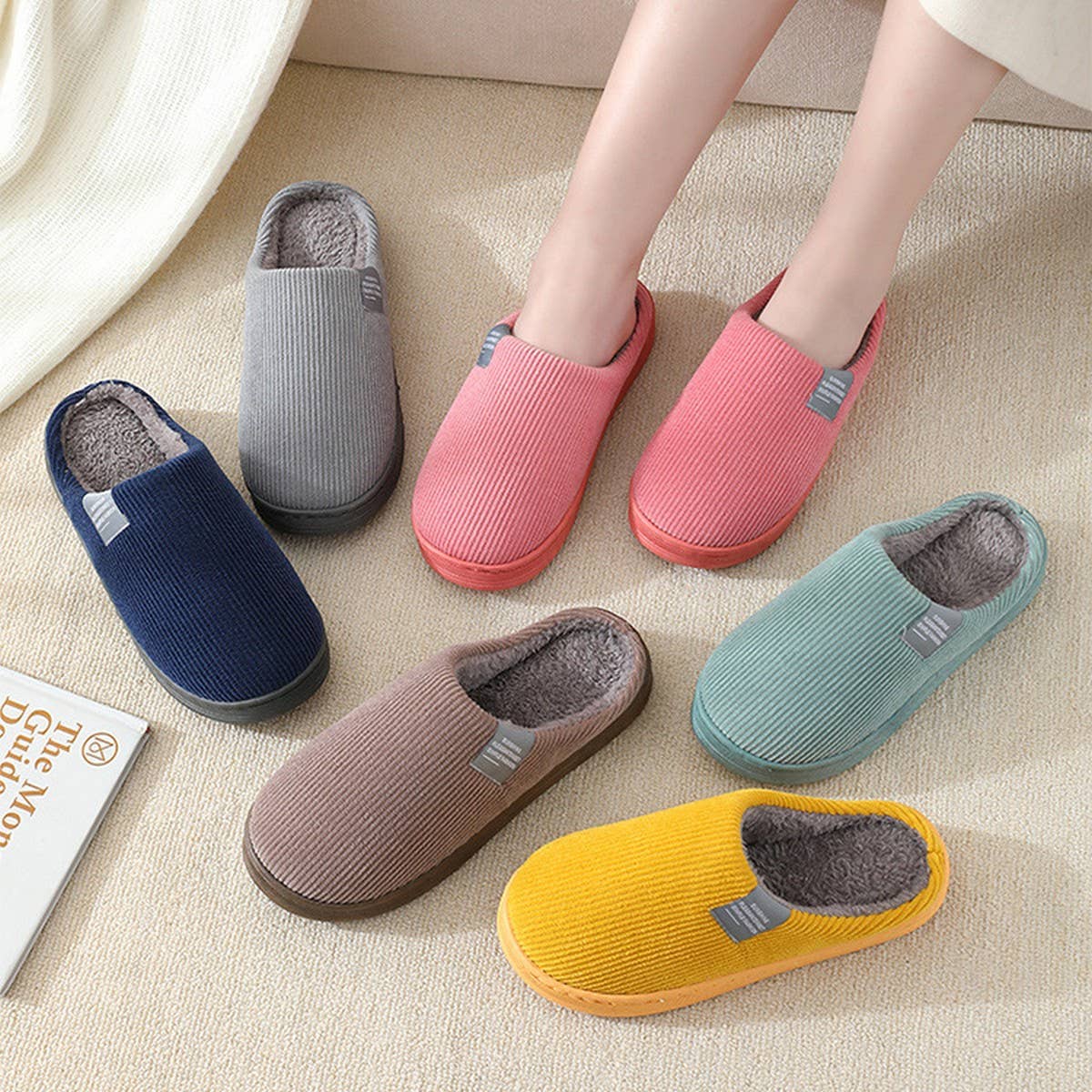 MINIMALIST WARMIES SLIPPERS BEDROOM SLIPPERS
