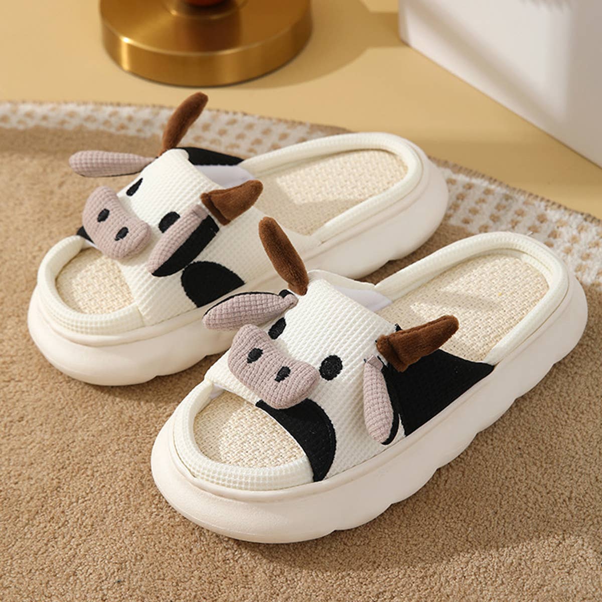 HOME CUTE CARTOON NON-SLIP SLIPPERS