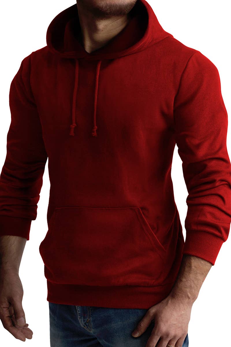 KWOHOL044_Basic Lightweight Pullover Hoodie