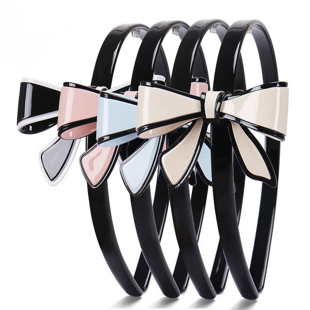 ACETATE BOW HEADBAND HAIRPIN HEADDRESS_CWAHA4343