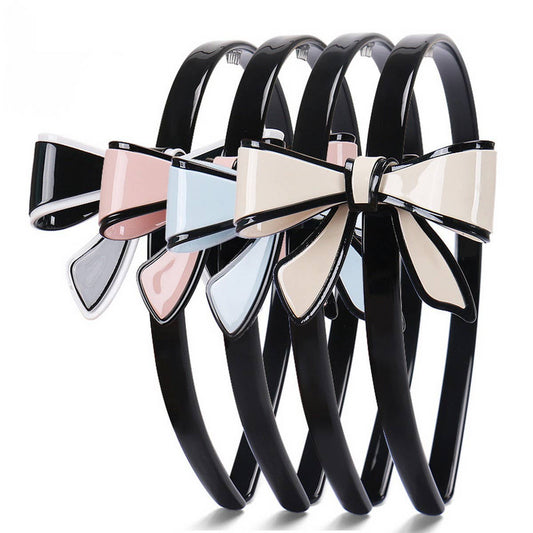 ACETATE BOW HEADBAND HAIRPIN HEADDRESS_CWAHA4343