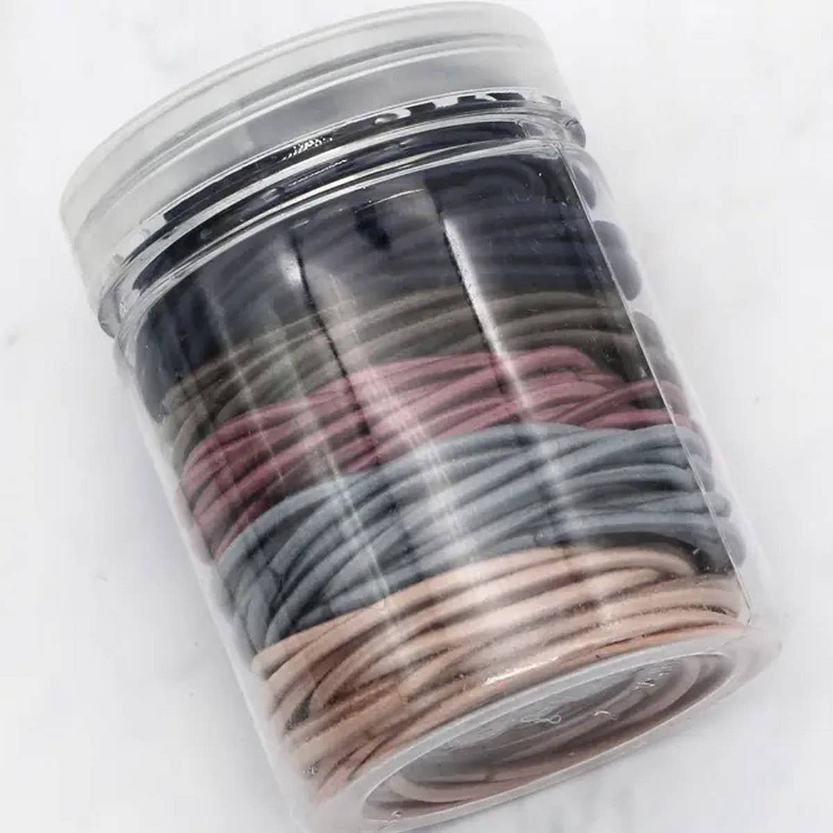 100PCS MULTI COLORED ELASTICS HAIR TIES SCRUNCHIES_CWAHA0136