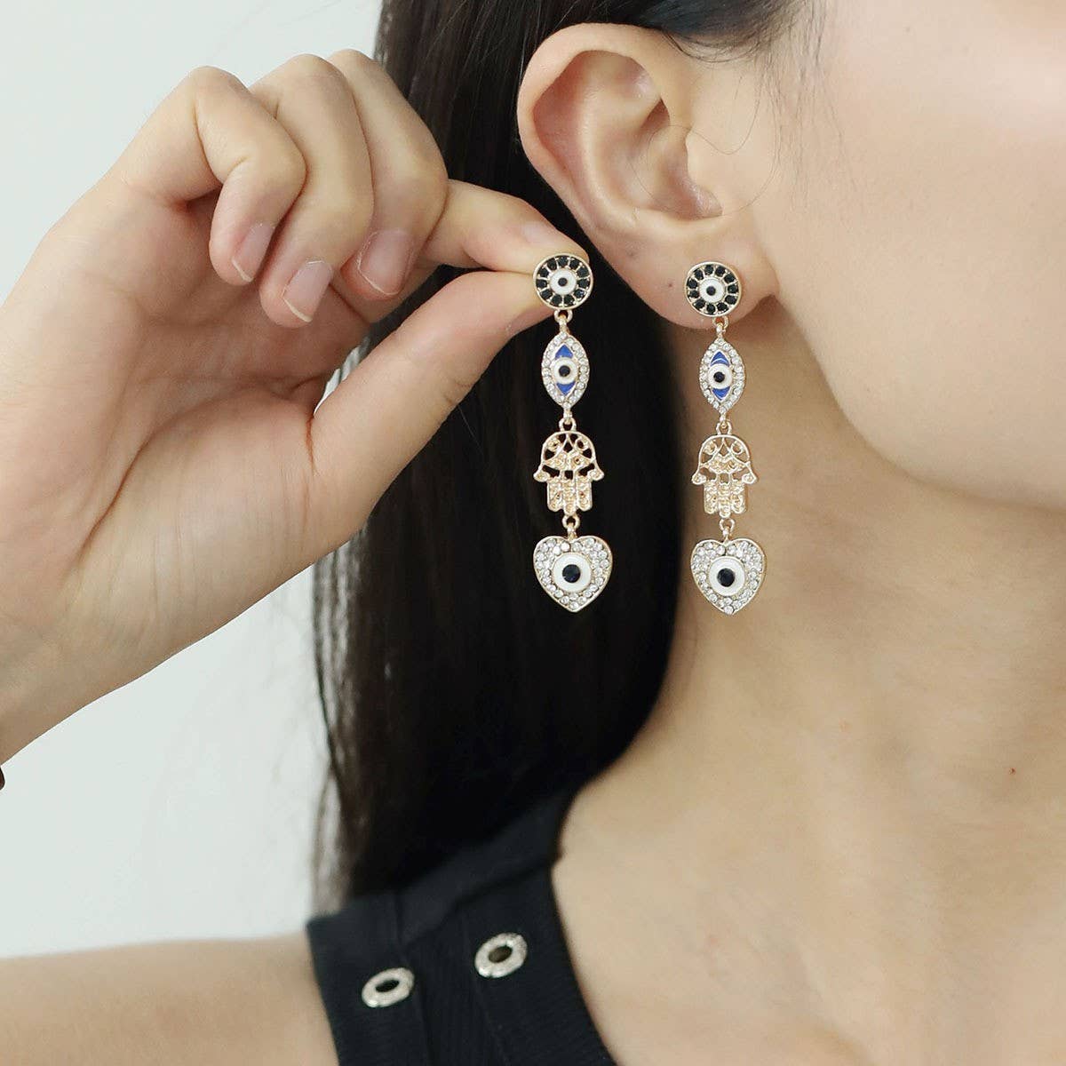 NEW FASHION DAILY ALL-MATCH DEVIL EYE EARRINGS