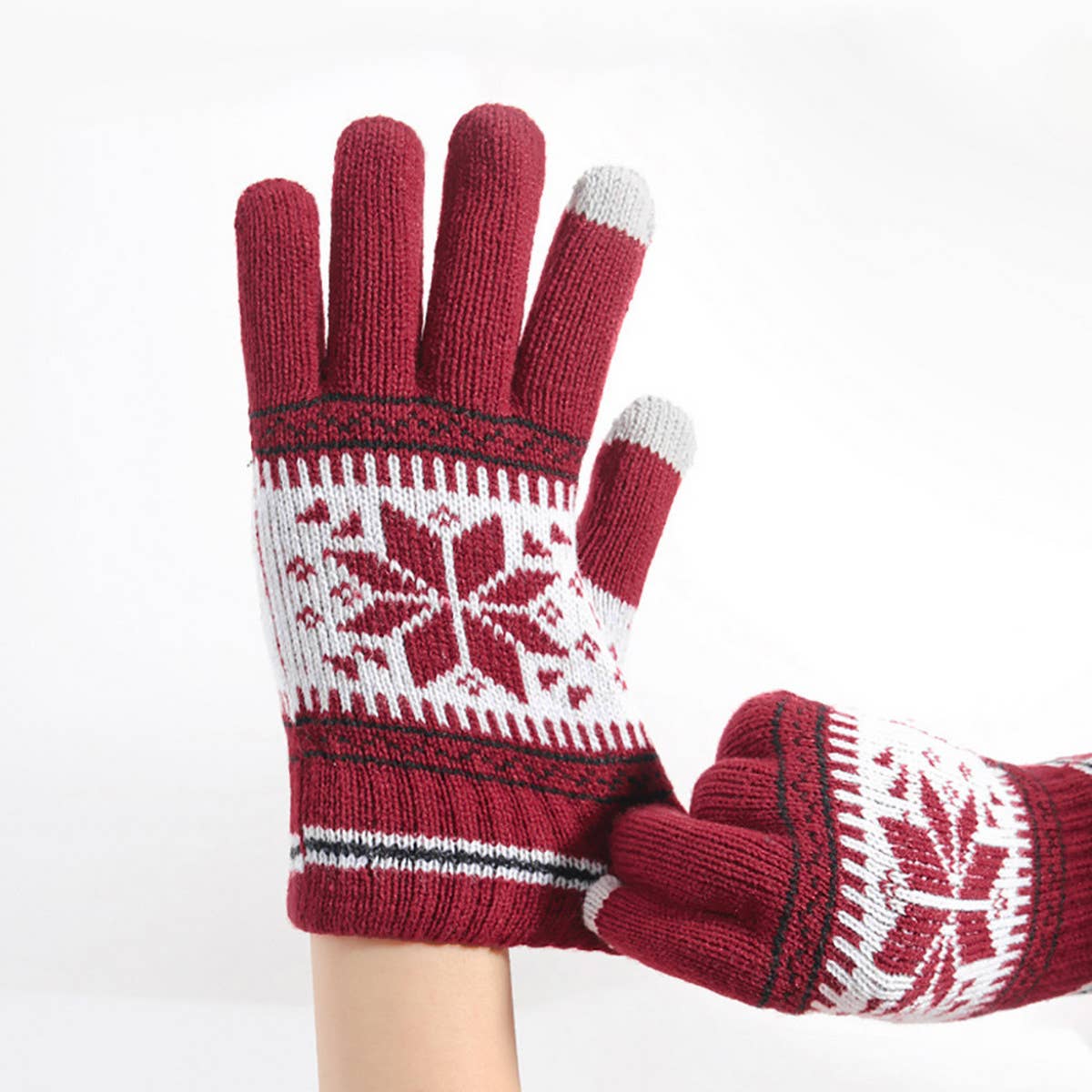 DOUBLE-LAYER COLD-PROOF WARM KNITTED GLOVES_CWAG0131