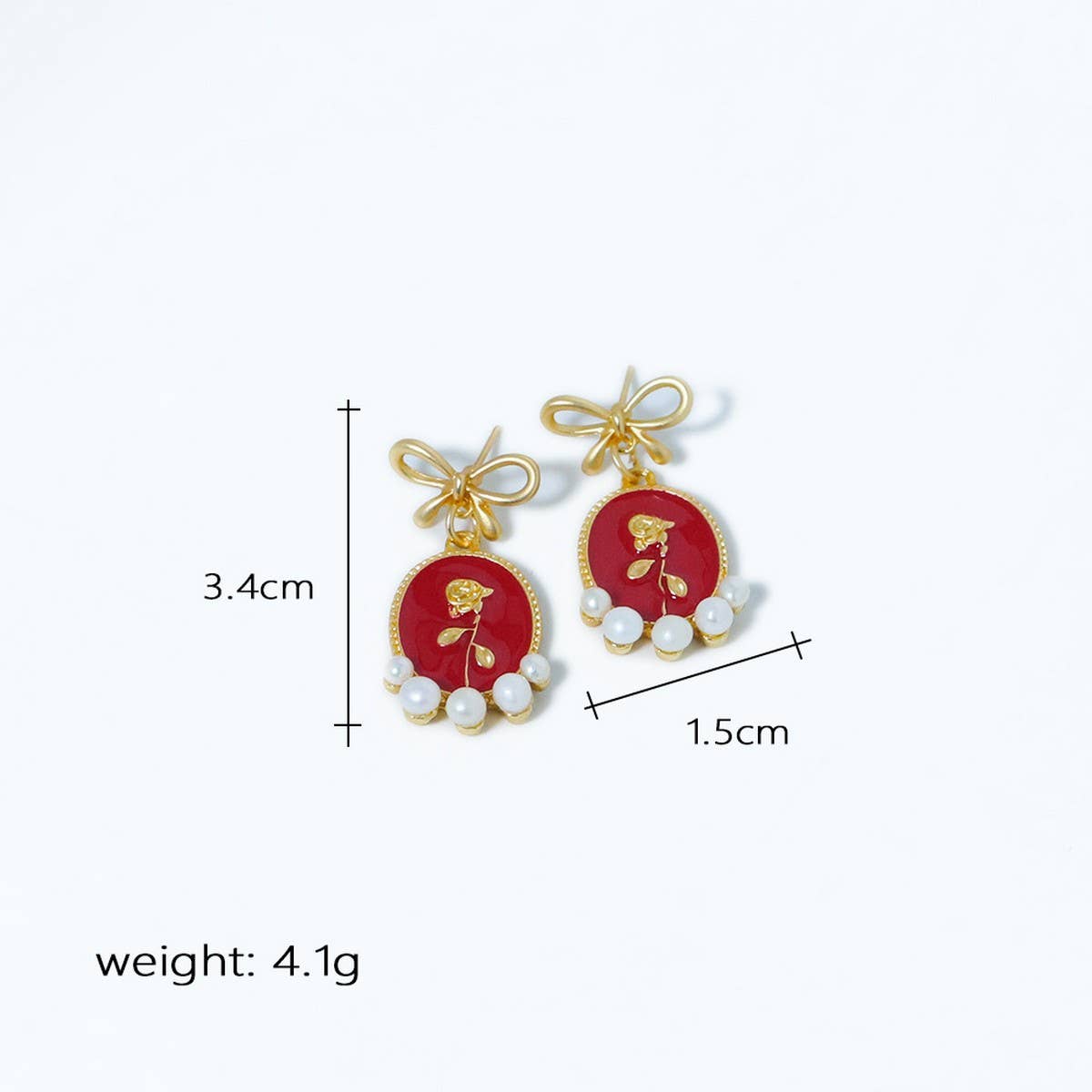 HIGH-END RETRO LUXURY NATURAL PEARL EARRINGS