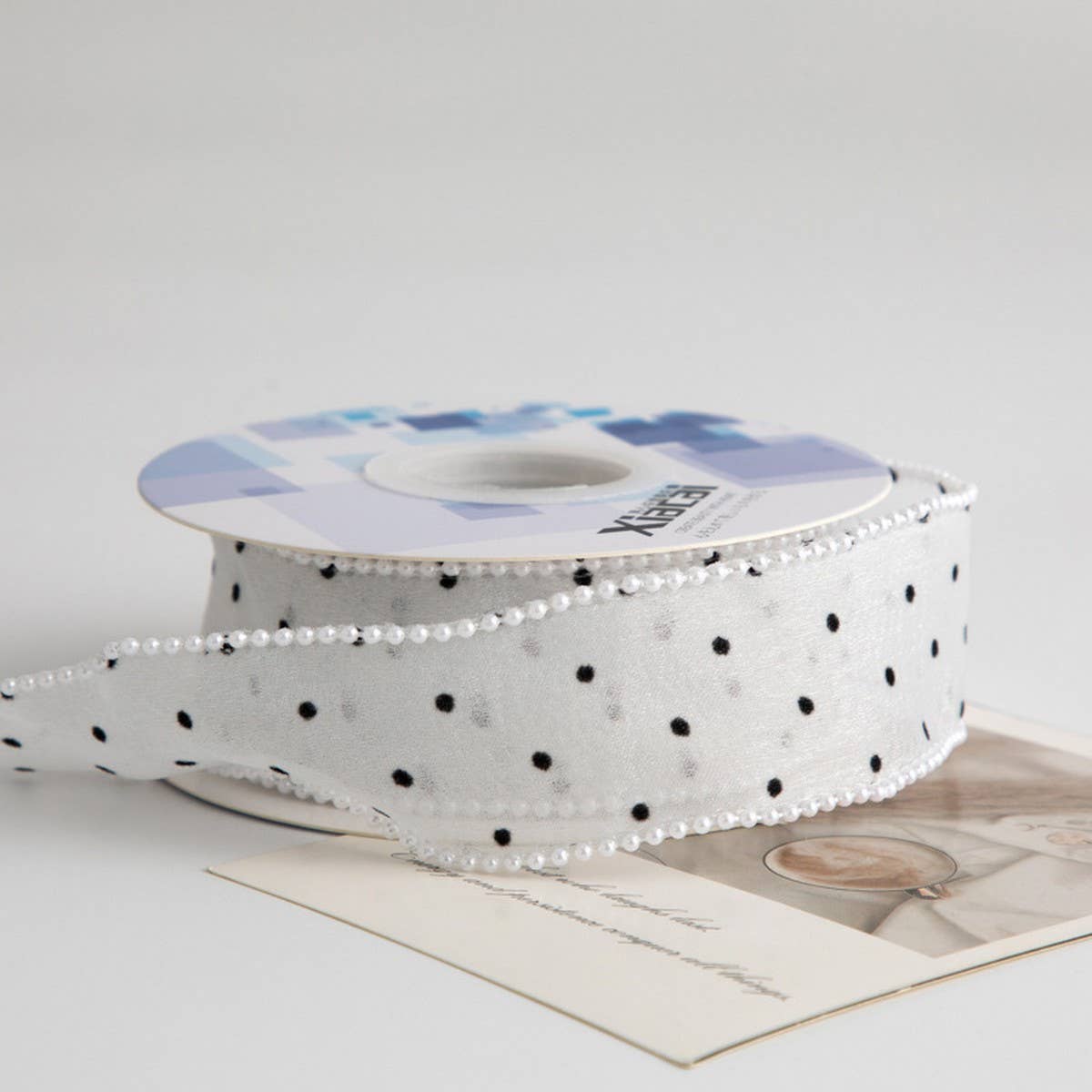 PEARL EDGE SMALL POLKA DOT RIBBON DIY RIBBON_CWMM5768