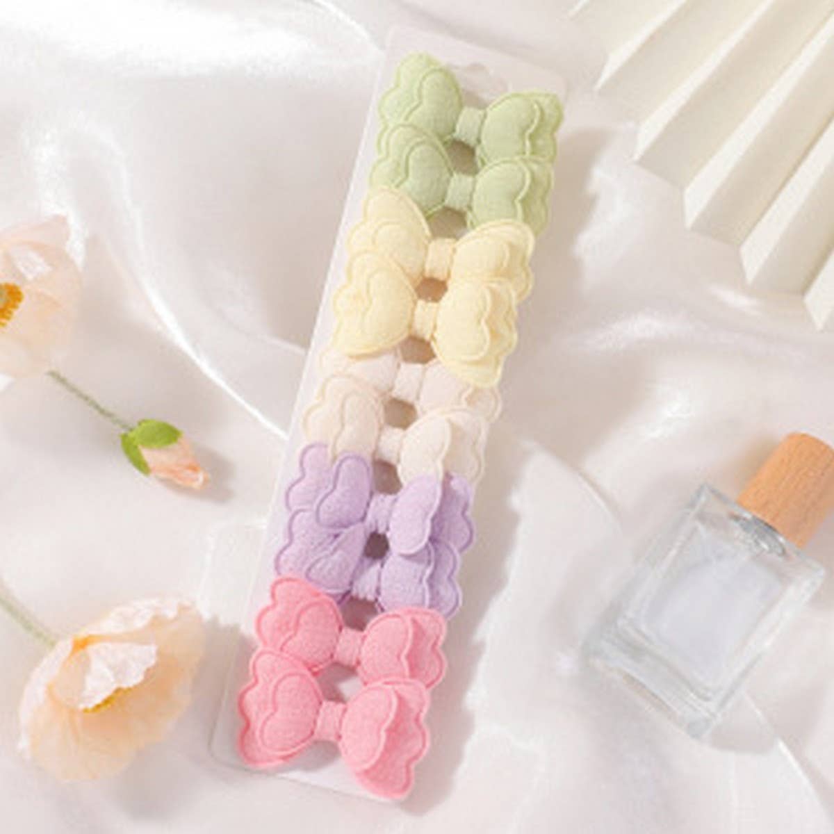 Double-Layer Butterfly Hair Clip Set for Kids