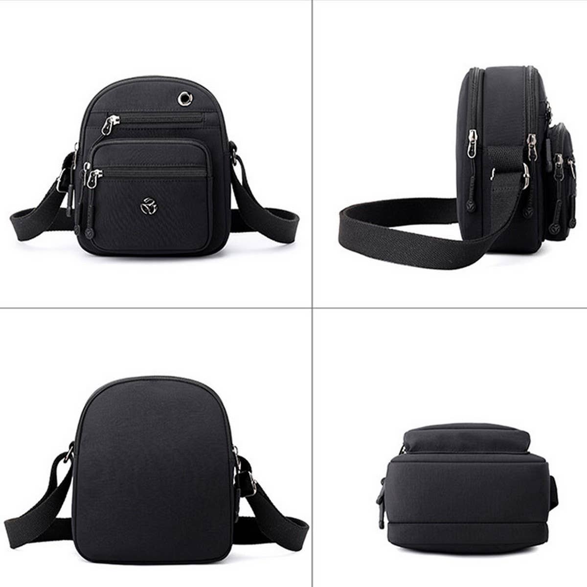 CASUAL SIMPLE NYLON SHOULDER CROSSBODY BAG_CWASC1775