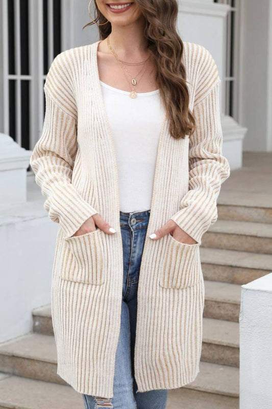 CWOSWL1047_Long Sleeve Open Front Long Cardigan Sweater