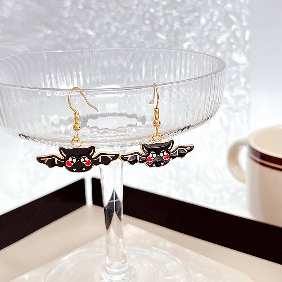 HALLOWEEN DARK OWL EARRINGS