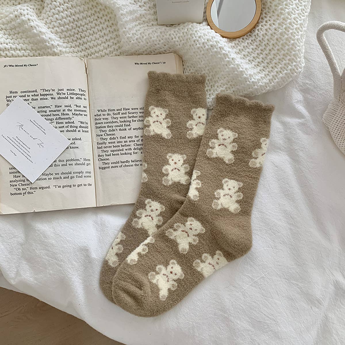 CUTE CARTOON THICK WARM BEAR SOCKS