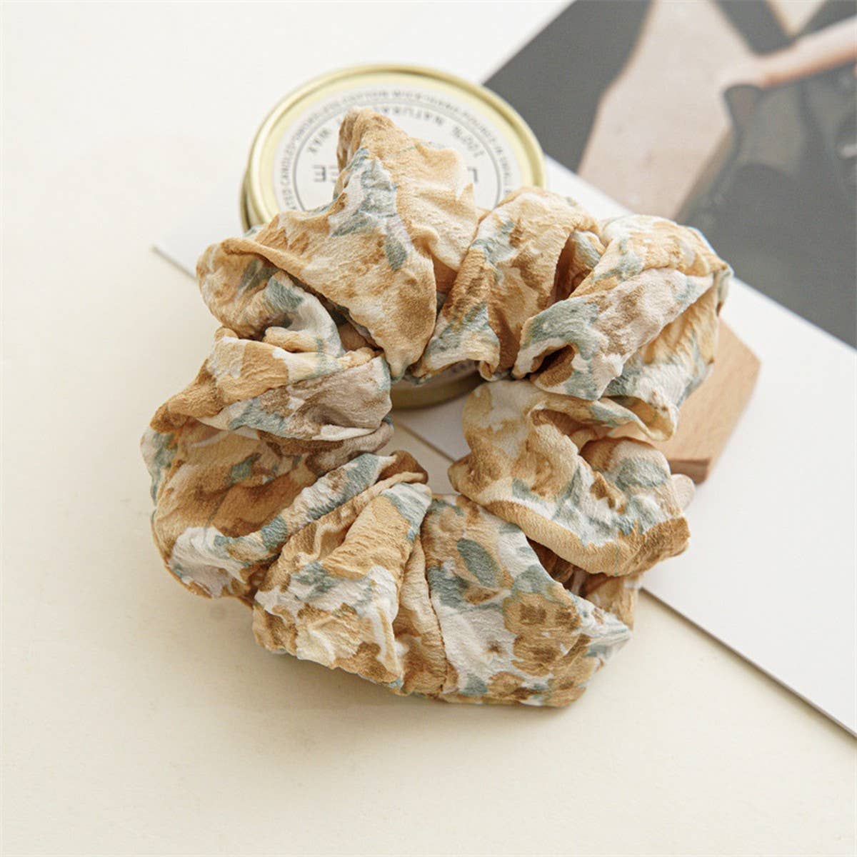 RETRO GRADIENT COLOR INTESTINE HAIR TIE_CWAHA2443