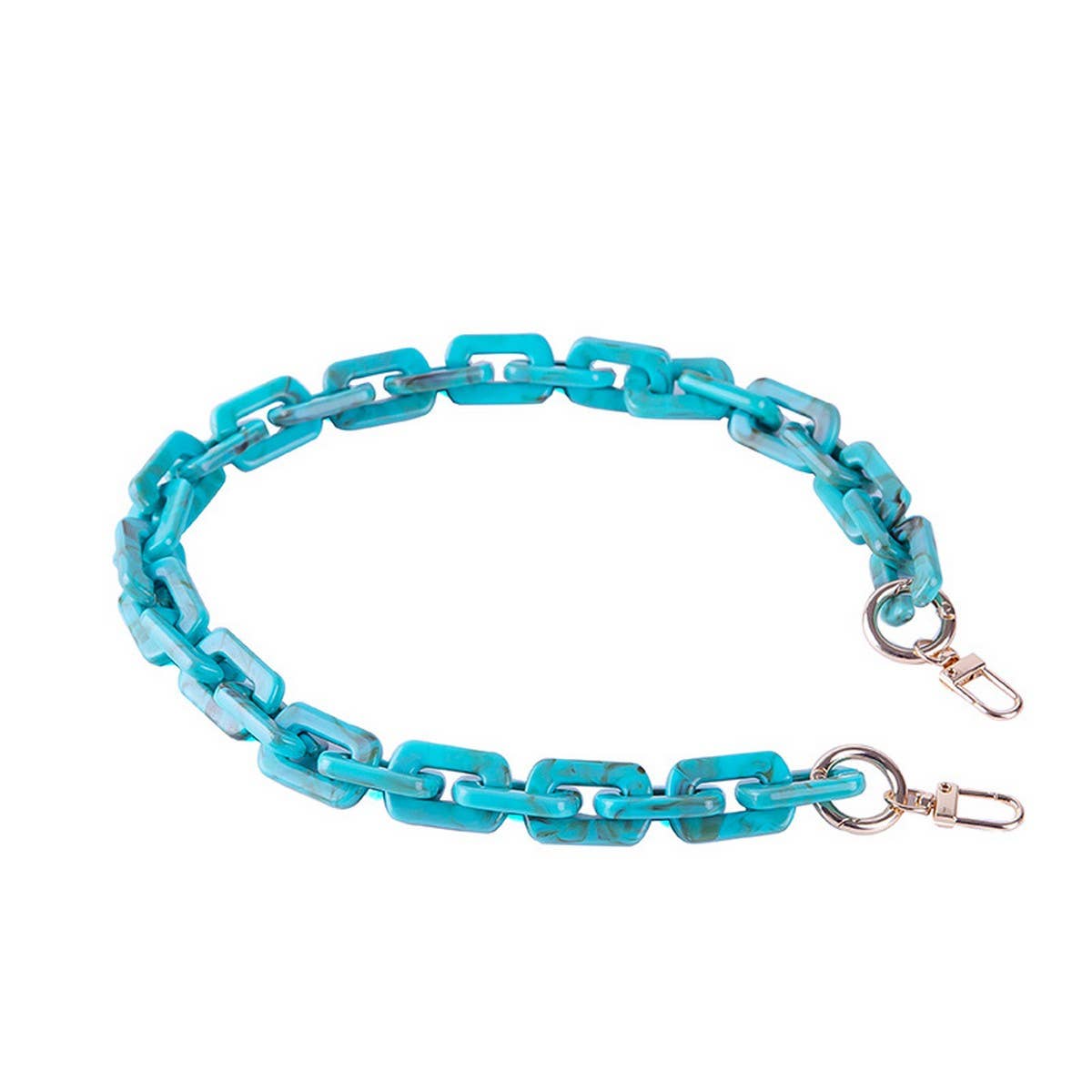 Acrylic Square Multi-Color Bag Chain,Bag Strap_CWMM5093