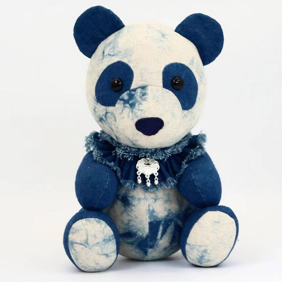 Handmade Tie-Dye Panda Plush Toy Cute Fresh Look