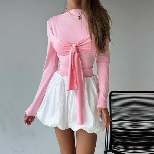 TWIST SLIM SWEET SPICY SWEET WIND T-SHIRT