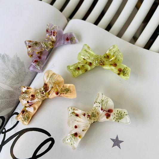 SWEET FLORAL ALL-MATCH SIMPLE SWEET HAIRPIN