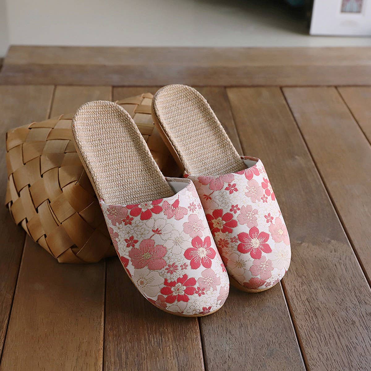 Breathable Linen Closed-Toe Home Slippers_CWSHF0178