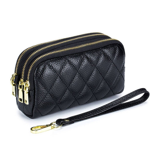 THREE-LAYER COWHIDE MULTIFUNCTIONAL LEATHER WALLET_CWAB3735