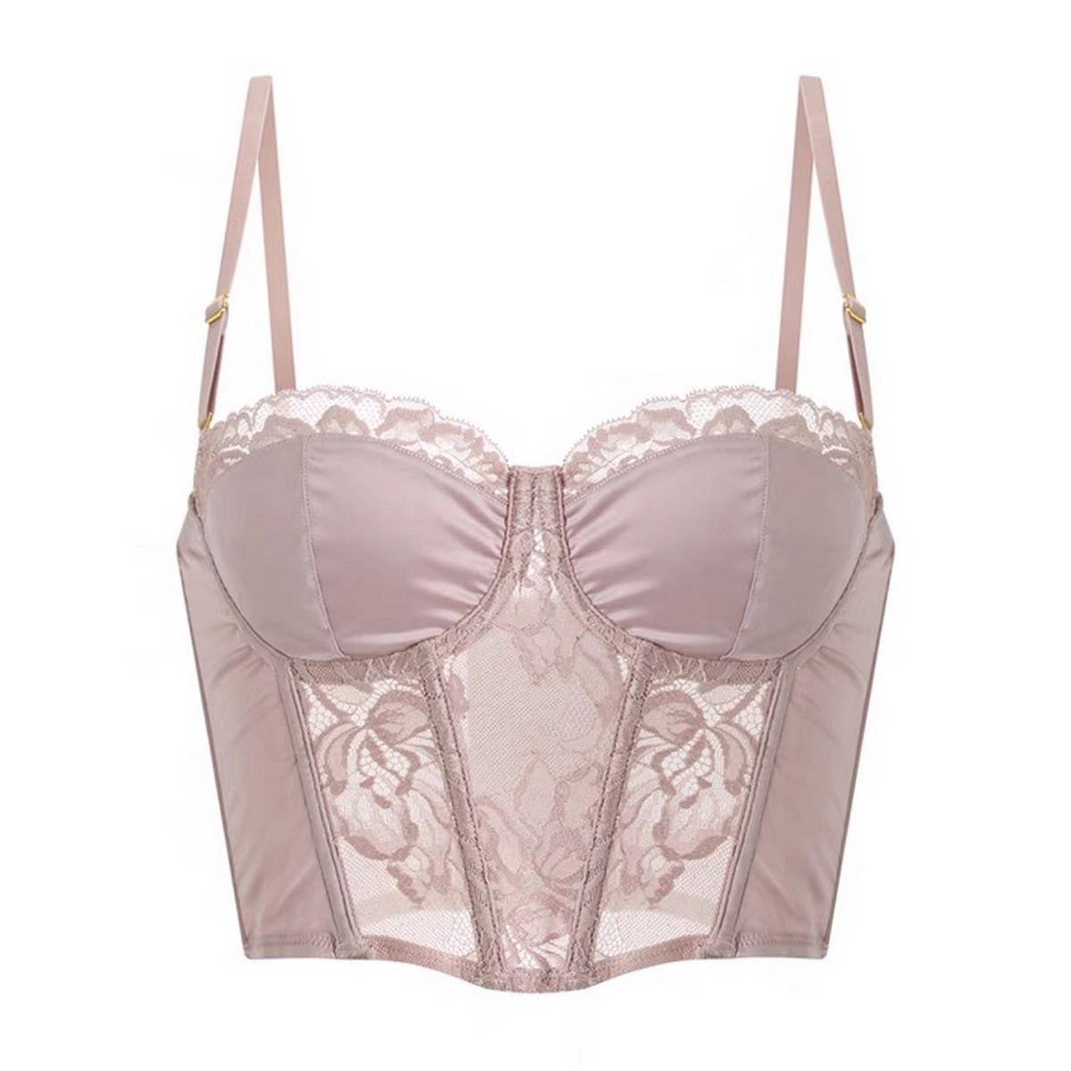 LACE EDGE SEXY LINGERIE SHAPING LONG BRA