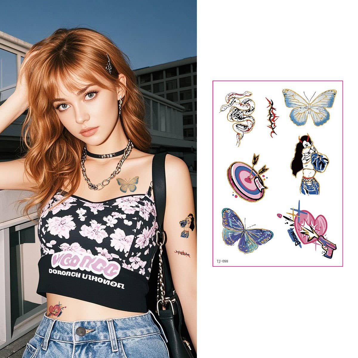 Gold Foil Tattoo Stickers for Girls ?Chic & Classy