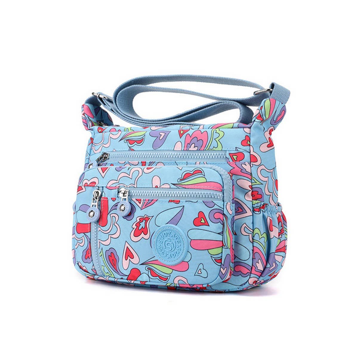 FASHION PRINTED NYLONCANVAS SHOULDER CROSSBODY BAG_CWASC1781