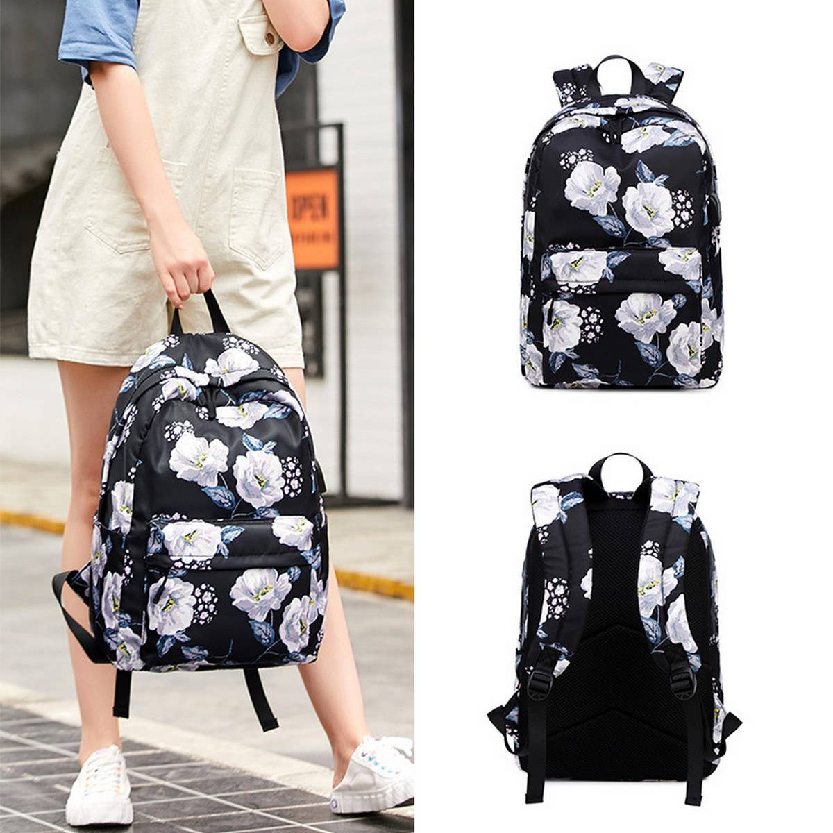 Backpacks for School??œFloral Oxford Large Capacity_CWAB5512