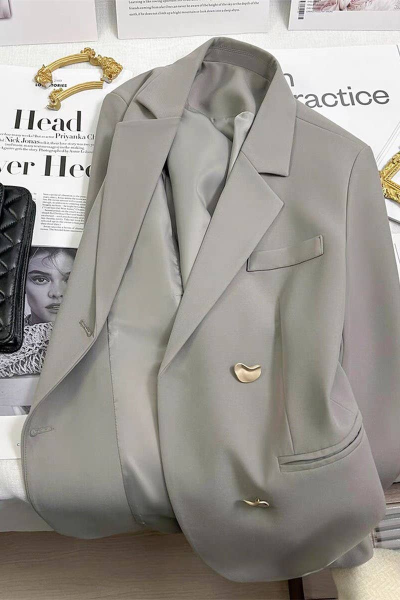 CWOBL0138_SOLID COLOR METAL BUTTON LAPEL COMMUTER SUIT