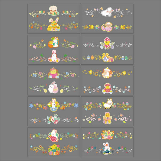 Easter Tattoos for Kids ? Bunny & Egg Stickers