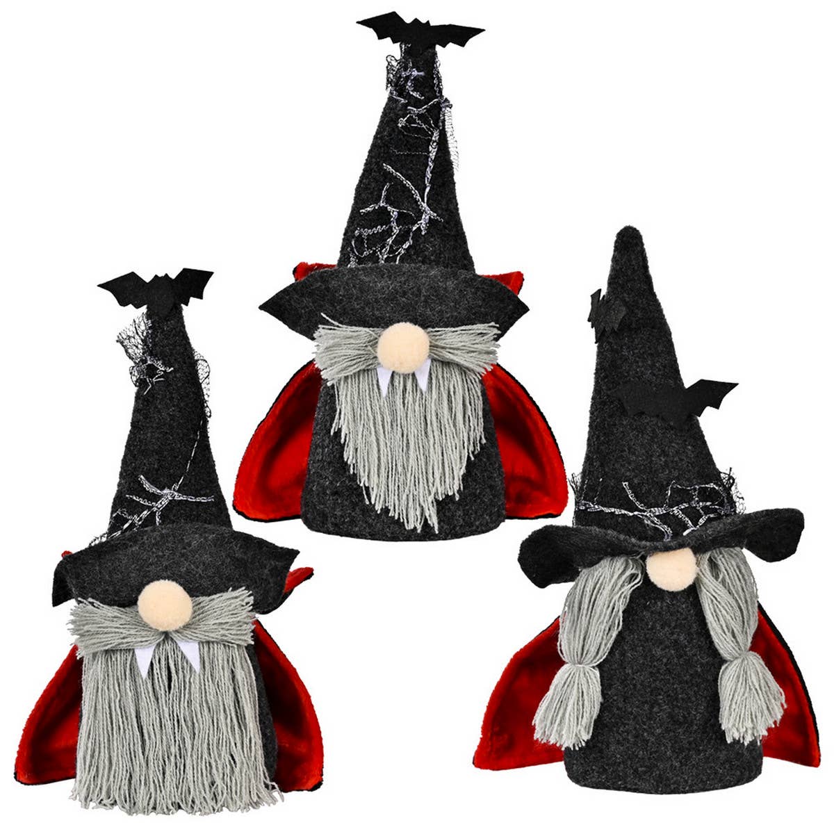 HALLOWEEN VAMPIRE RUDOLPH DOLL ORNAMENTS