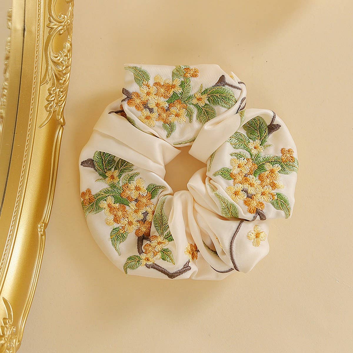 Embroidered Hair Tie for Elegant Traditional Wear