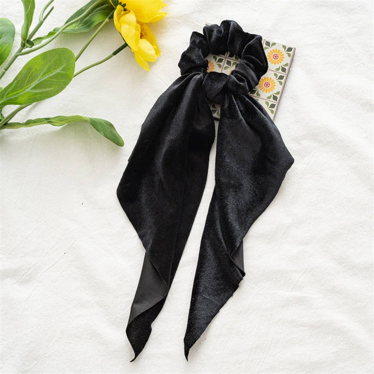 CHRISTMAS SERIES RIBBON HAIR SCRUNCHIES