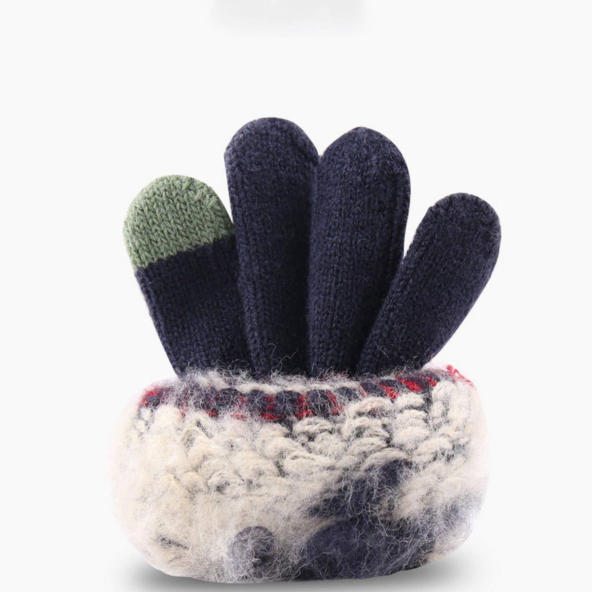 CUTE ELK FASHION KNITTED WARM TOUCH SCREEN GLOVES_CWAG0227