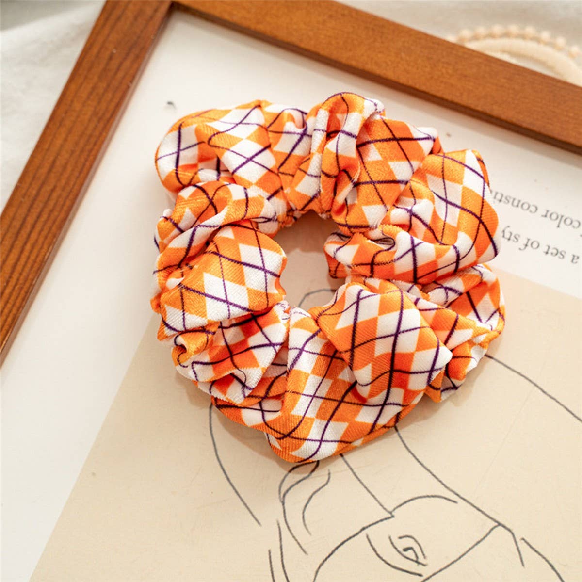 HALLOWEEN HIGH ELASTIC LARGE INTESTINE HAIR TIE_CWAHA1468