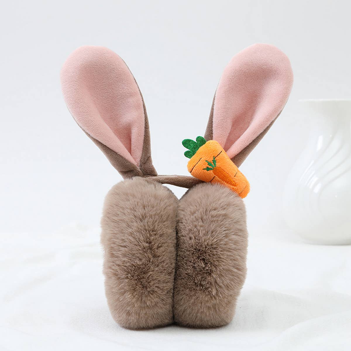 WOMEN CUTE RABBIT EARS FOLDABLE EARMUFFS