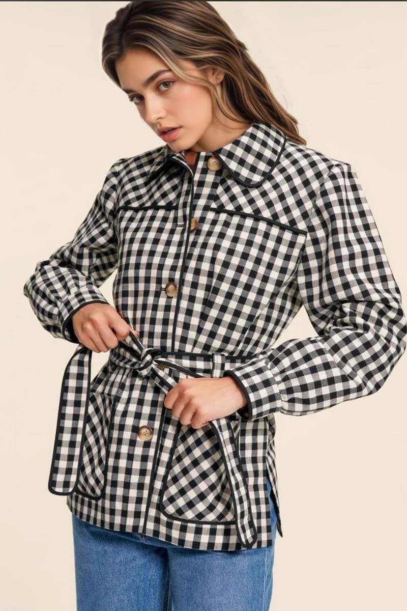 CWOCO1272_BABY COLLAR TIE-DRAWSTRING CARDIGAN JACKET