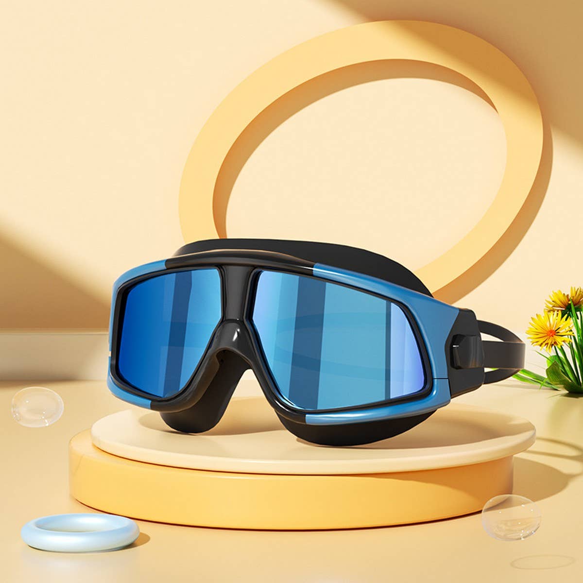 Adult HD Anti-Fog Prescription Swim Goggles_CWMM6631